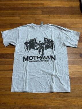 Mothman Youth Graphic Tee, Unisex, Sz Large